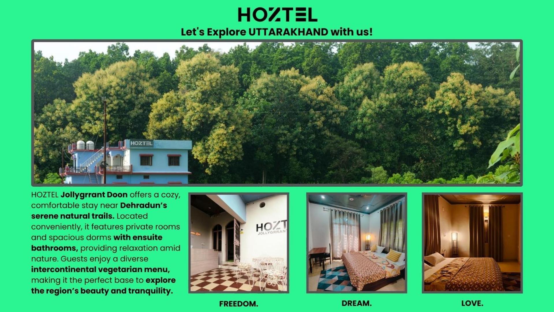 Auberge de jeunesse Hoztel Jollygrrant Doon à Rāni Pokhri Extérieur photo